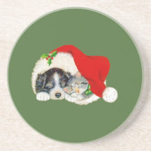 Valp- och kattungeunderlägg jul
