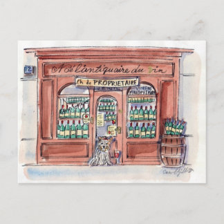 Valp om Rue Malar, Paris Vykort
