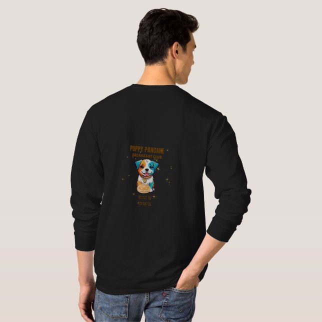 Valp pannkaka  t shirt (Hel baksida)