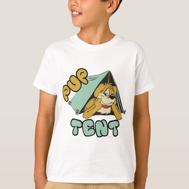 Valp Tält Camping T-shirt (Framsida)