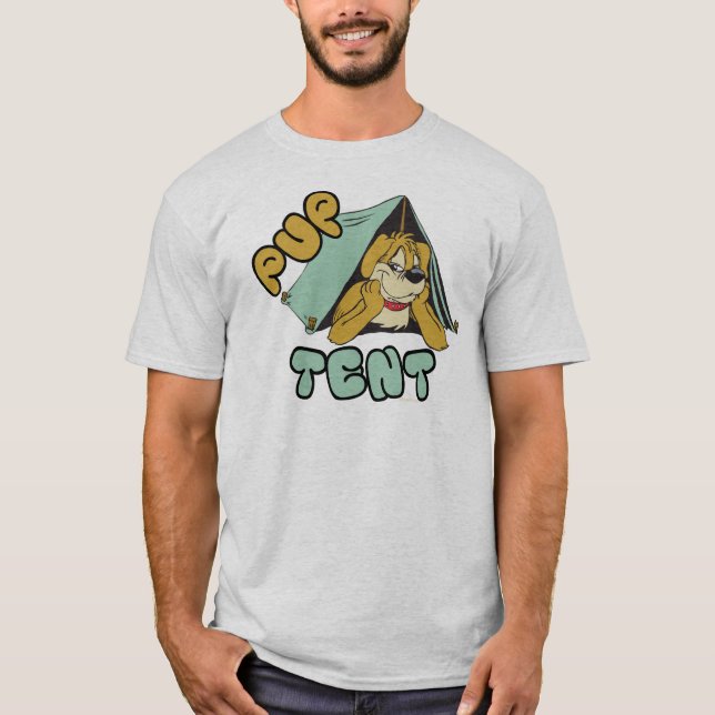Valp Tält Camping Tee Shirt (Framsida)