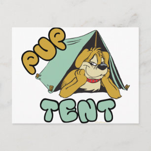 Valp Tält Camping Vykort