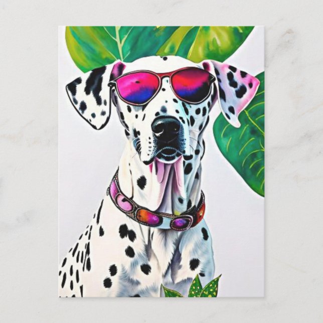 valp  vykort (Framsida)