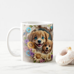 valpar av mors dag, omgivna av färgämnen kaffemugg