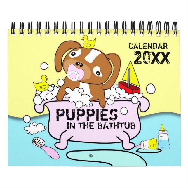 Valpar i badkarkalendern kalender (Omslag)