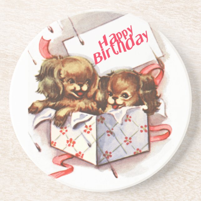 valpar i låda underlägg sandsten (Framsidan)