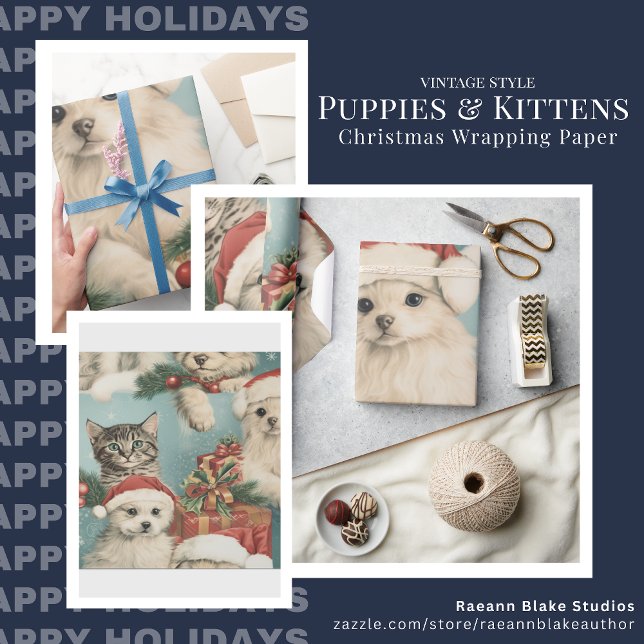 Valpar & Katter Julpresentpapper Presentpapper (Skapare uppladdad)