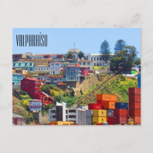 Valparaíso bergbana vykort