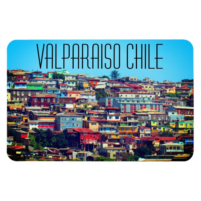 valparaiso chile magnet (Horisontell)