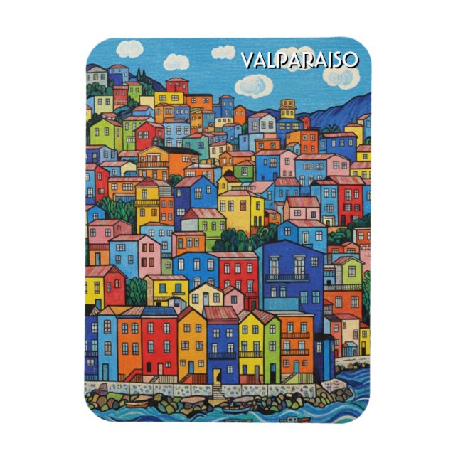 Valparaiso Chile Magnet (Vertikal)