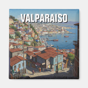 Valparaiso Chile Magnet