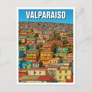 Valparaiso Chile Vykort