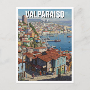 Valparaiso Chile Vykort