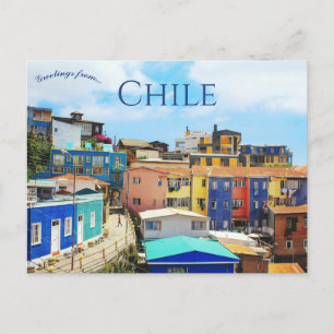 Valparaiso Chile Vykort