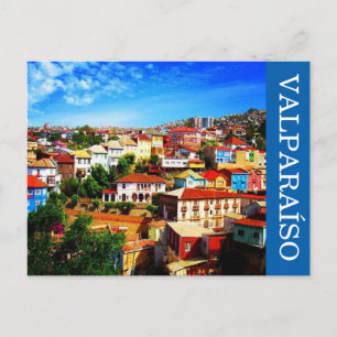 valparaíso färger vykort