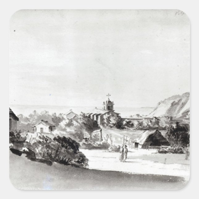 Valparaiso Fyrkantigt Klistermärke (Framsida)