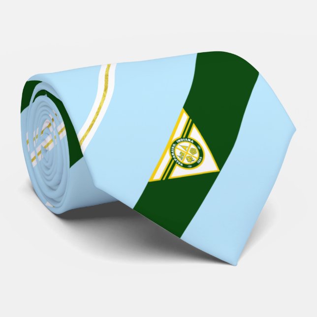 Valparaiso (Indiana) City flagga Neck Tie Slips (Rullad)