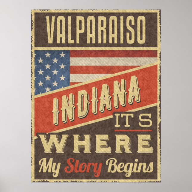 Valparaiso Indiana Poster (Framsidan)