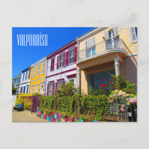 valparaíso street vykort