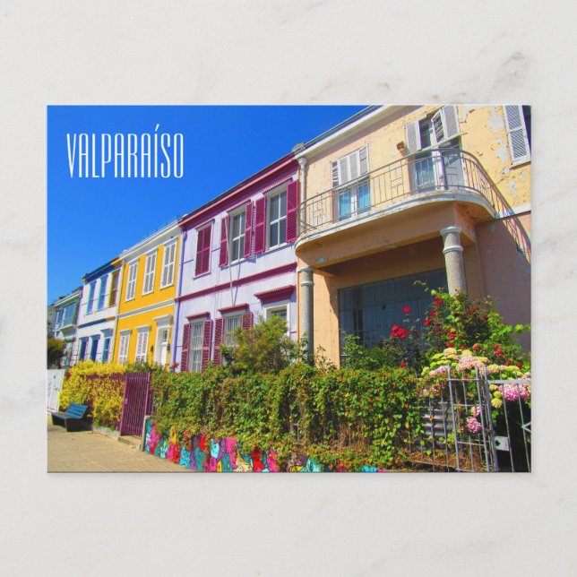 valparaíso street vykort (Framsida)