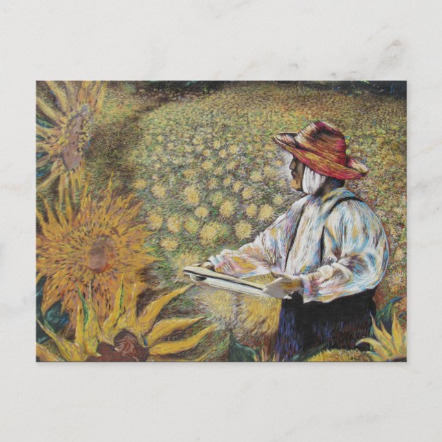 valparaíso sunblommor vykort (Framsida)