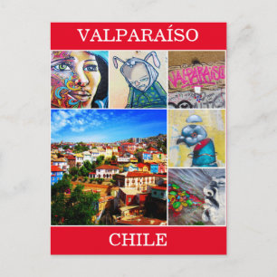 Valparaísos konstscener vykort
