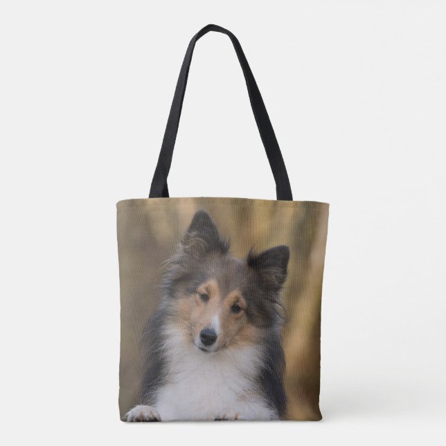 Valpen Adsible Sheltie Tygkasse (Baksida)
