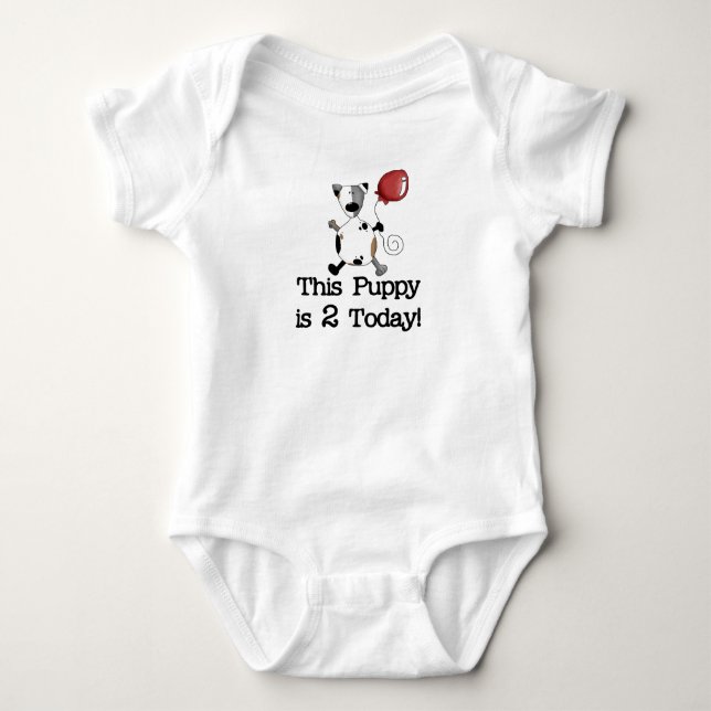 Valpen är födelsedag 2 tee shirt (Framsida)
