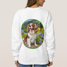 Valpen Cavalier Cute Hund Sweatshirt Hershey