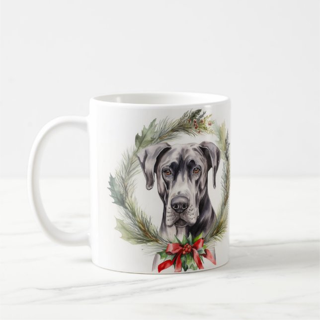 Valpen great dane Julfrö Kaffemugg (Vänster)