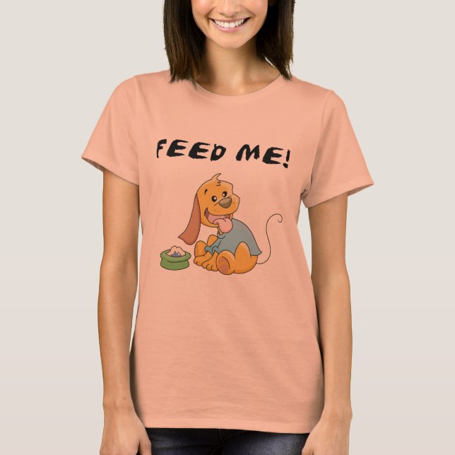 Valpen matar mig Tshirts och gåvor (Framsida)