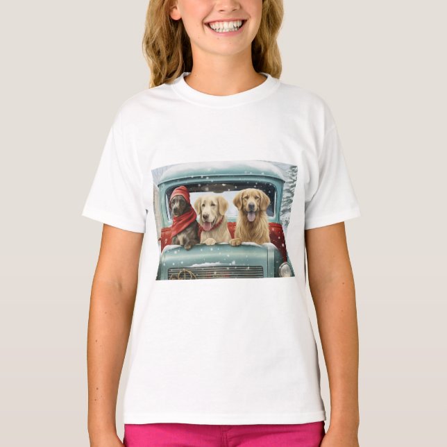 Valper för helgdag t shirt (Framsida)