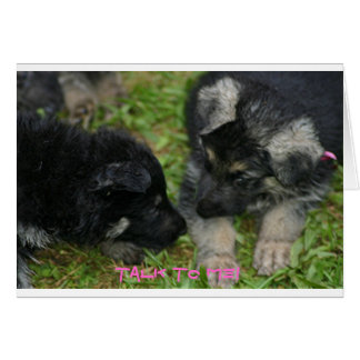 Valper Hälsningskort