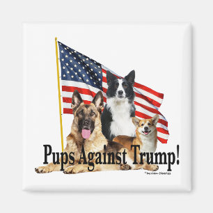 "Valper mot trumpan!"Magnet Magnet