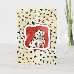 "Valpkärlek," Dalmatian valpkonst av Audrey Jeanne Helgkort
