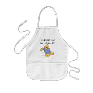 Valpklänning upp Tshirts och gåvor Barnförkläde