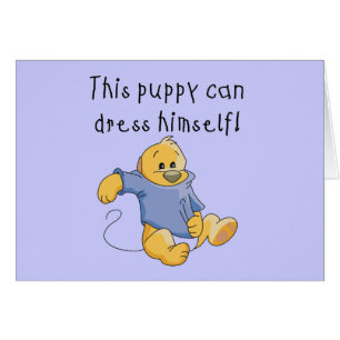 Valpklänning upp Tshirts och gåvor Hälsningskort