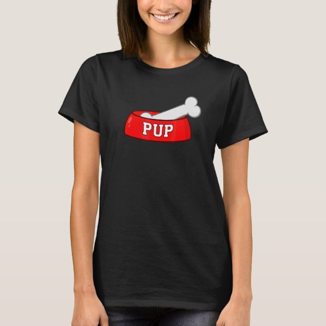 Valpkopp med hundben t shirt (Framsida)