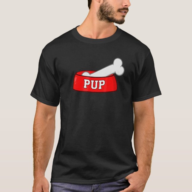 Valpkopp med hundben t shirt (Framsida)