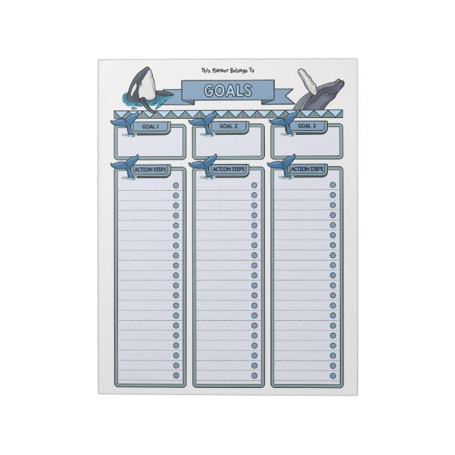 Valplaneringsbok för val Custom Notepad Anteckningsblock (Roterad)