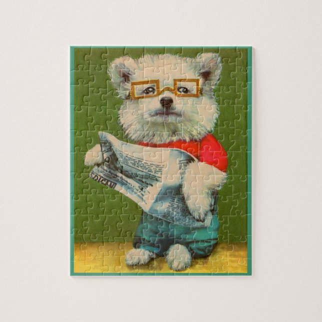 valpläsning tidningen pussel (Vertikal)