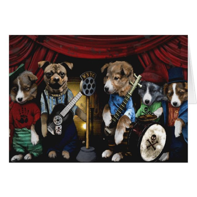 Valpmusikband Hälsningskort (Framsidan Horizontal)