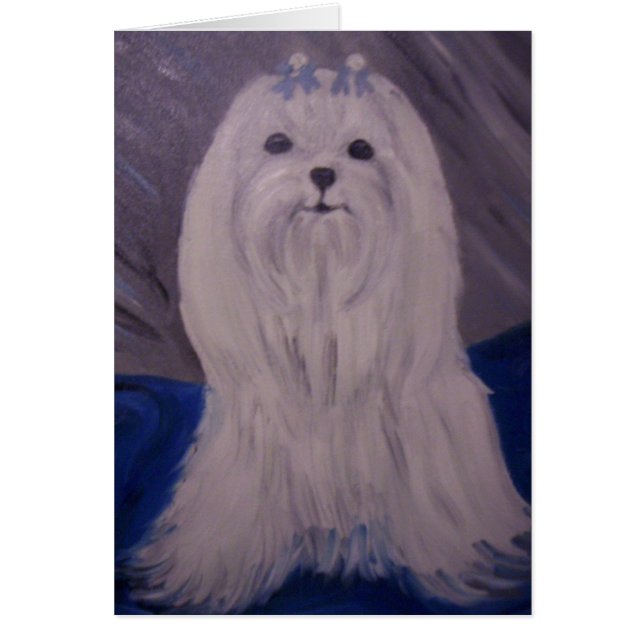 valpporträtt hälsningskort (Framsidan)