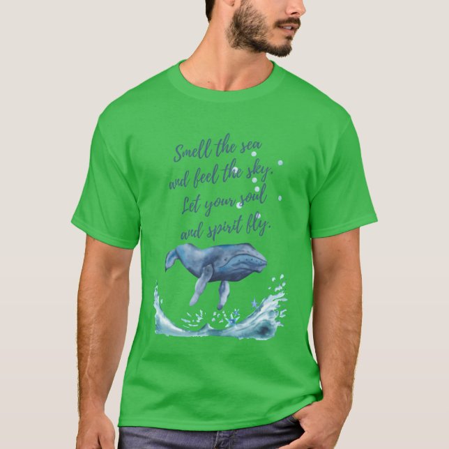 Valpresent med valens själ citat t shirt (Framsida)