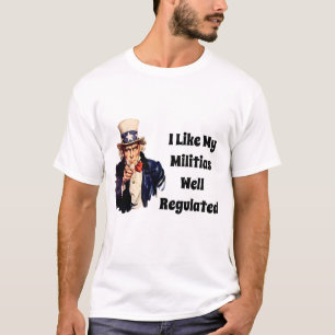 Välreglerad milis t shirt