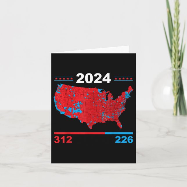 Valresultat 2024, valresultat i Karta 312 Röda val Kort (Framsida)