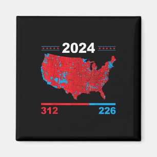 Valresultat 2024, valresultat i Karta 312 Röda val Magnet