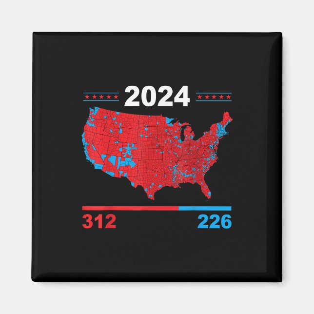 Valresultat 2024, valresultat i Karta 312 Röda val Magnet (Framsidan)