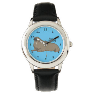 Valross serieillustration armbandsur