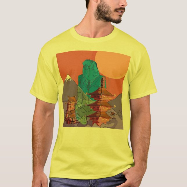 valross-stor affär t-shirt (Framsida)